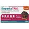 Show in main carousel: Simparica Trio Chewable Tablet for Dogs, 11.1-22.0 lbs, (Caramel Box), 6 Chewable Tablets (6-mos. supply) slide 1 of 13