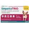 Show in main carousel: Simparica Trio Chewable Tablet for Dogs, 2.8-5.5 lbs, (Gold Box), 6 Chewable Tablets (6-mos. supply) slide 1 of 13