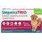 Show in main carousel: Simparica Trio Chewable Tablet for Dogs, 44.1-88 lbs, (Green Box), 6 Chewable Tablets (6-mos. supply) slide 1 of 13