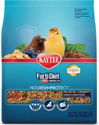 Kaytee Forti-Diet Pro Health Nourish+Protect Canary & Finch Food, 2-lb bag