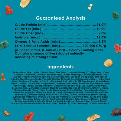 Show full view: Kaytee Forti-Diet Pro Health Nourish+Protect Canary & Finch Food, 2-lb bag slide 8 of 9