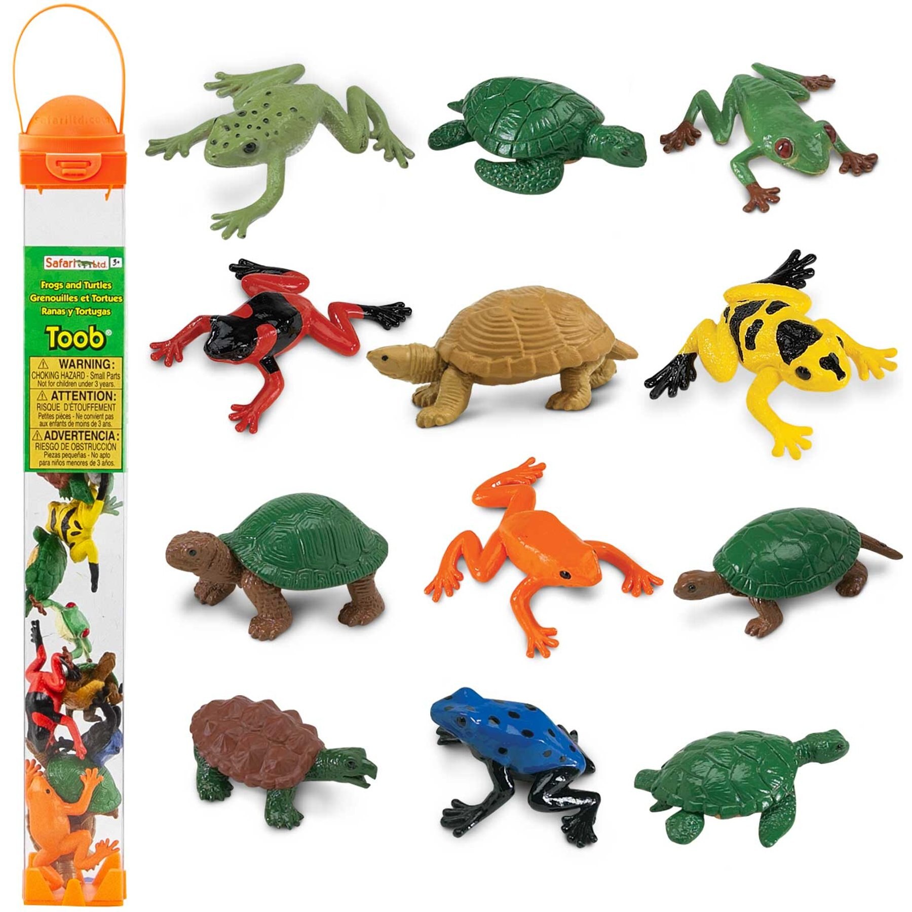 Safari Ltd. Frogs & Turtles Toob
