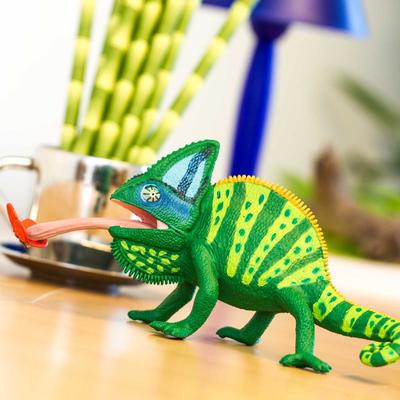 Show full view: Safari Ltd. Veiled Chameleon Toy Figurine slide 5 of 6