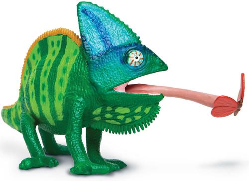 Show full view: Safari Ltd. Veiled Chameleon Toy Figurine slide 2 of 6