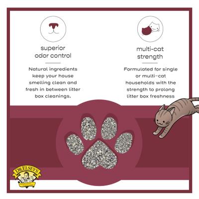 Show full view: Dr. Elsey's Classic Unscented Clumping Clay Cat Litter, 40-lb bag slide 6 of 13