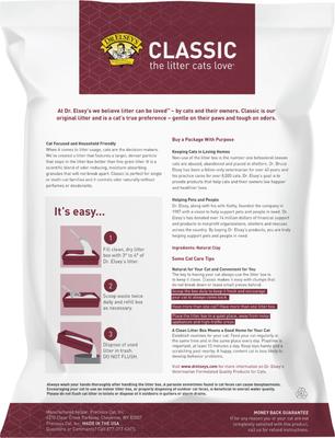 Show full view: Dr. Elsey's Classic Unscented Clumping Clay Cat Litter, 40-lb bag slide 3 of 13
