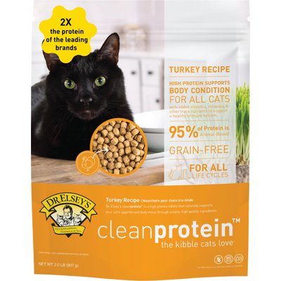 Dr. Elsey's Dr. Elsey's cleanprotein Turkey Kibble Cat Dry Food, 2-lb bag