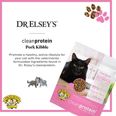Show full view: Dr. Elsey's cleanprotein Pork Kibble Cat Dry Food, 2-lb bag slide 3 of 10
