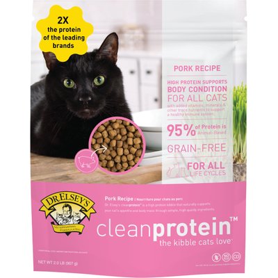 Dr. Elsey's Dr. Elsey's cleanprotein Pork Kibble Cat Dry Food, 2-lb bag
