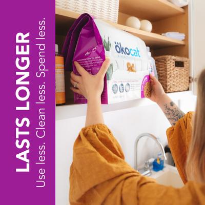 Show full view: Okocat Mini Pellets Unscented Clumping Wood Cat Litter, 27.5-lb bag slide 8 of 12