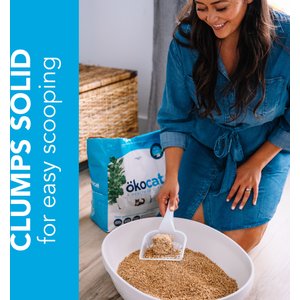 Okocat Original Premium Wood Clumping Cat Litter, 18.8-lb bag