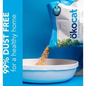 Okocat Original Premium Wood Clumping Cat Litter, 18.8-lb bag