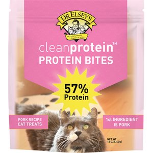 Dr. Elsey's cleanprotein Protein Bites Pork Crunchy Cat Treats, 12-oz bag