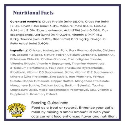 Show full view: Dr. Elsey's cleanprotein Protein Bites Chicken Crunchy Cat Treats, 6-oz bag slide 8 of 9