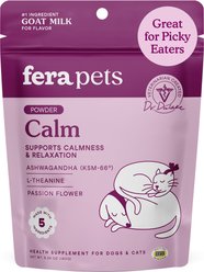 Fera Pets Calm Goat Milk Powder Supplement for Dogs & Cats, 6.34-oz pouch