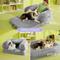 Show in main carousel: Lesure Foldable Human Size Dog Bed, Light Grey, XX-Large slide 4 of 9