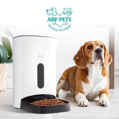 Show full view: Arf Pets Automatic Dog & Cat Feeder, White, 18-cup slide 7 of 11