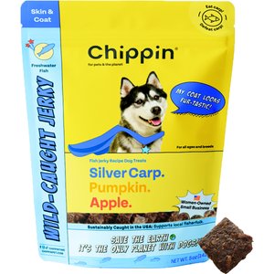 Chippin Wild-Caught Fish Jerky Soft Dog Treat, 5-oz bag