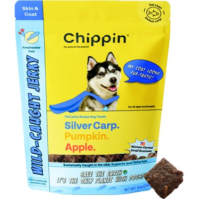 Chippin Chippin Wild-Caught Fish Jerky Soft Dog Treat, 5-oz bag