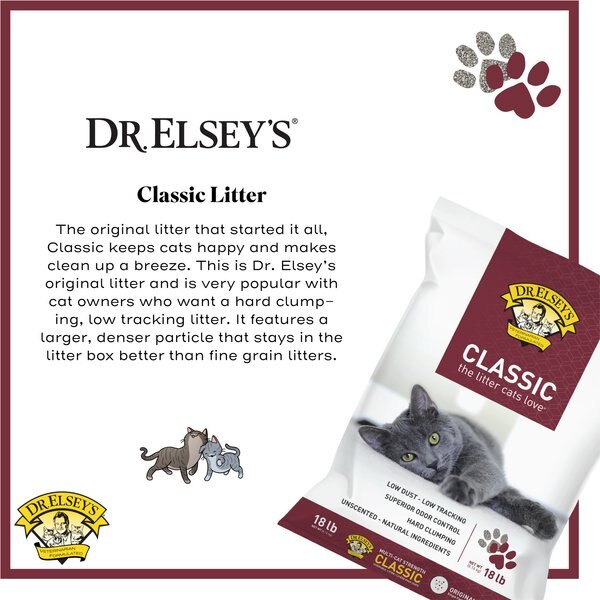 Dr. Elsey's Classic Unscented Clumping Cat Litter