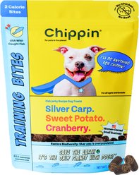 Chippin Training Bites Wild-Caught Fish & Sweet Potato Jerky Dog Treats, 5-oz bag