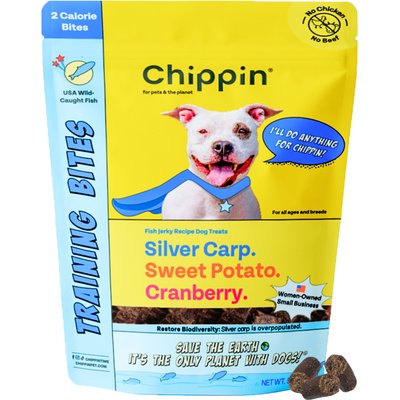 Chippin Chippin Training Bites Wild-Caught Fish & Sweet Potato Jerky Dog Treats, 5-oz bag