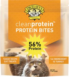 Dr. Elsey's cleanprotein Protein Bites Turkey Crunchy Cat Treats, 12-oz bag