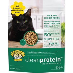 Dr. Elsey's cleanprotein Duck Kibble Cat Dry Food, 2-lb bag