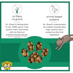 Dr. Elsey's cleanprotein Duck Kibble Cat Dry Food, 6.6-lb bag