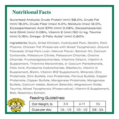 Show full view: Dr. Elsey's cleanprotein Duck Kibble Cat Dry Food, 6.6-lb bag slide 9 of 10