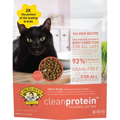 Dr. Elsey's Dr. Elsey's cleanprotein Salmon Kibble Cat Dry Food, 6.6-lb bag