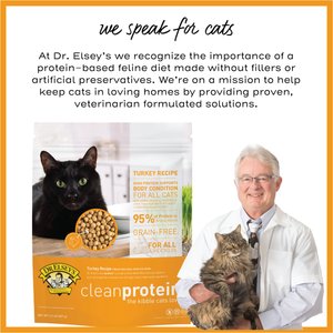 Dr. Elsey's cleanprotein Turkey Kibble Cat Dry Food, 2-lb bag