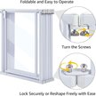 Show in main carousel: Unipaws Clear Dog Gate & Playpen, White, 24-in, 8-panel slide 7 of 7