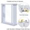 Show in main carousel: Unipaws Clear Dog Gate & Playpen, White, 24-in, 6-panel slide 7 of 7