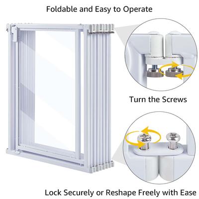 Show full view: Unipaws Clear Dog Gate & Playpen, White, 24-in, 6-panel slide 7 of 7
