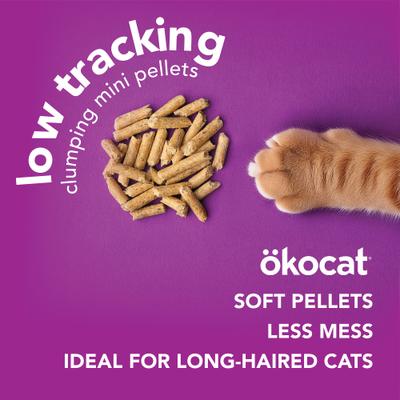 Show full view: Okocat Mini Pellets Unscented Clumping Wood Cat Litter, 21.5-lb bag slide 4 of 12