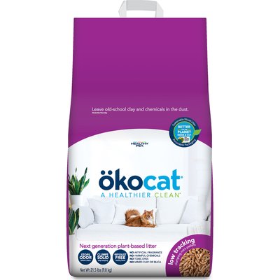 Okocat Okocat Mini Pellets Unscented Clumping Wood Cat Litter, 21.5-lb bag