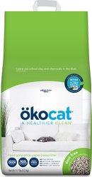 Okocat Dust-Free Unscented Non-Clumping Paper Pellet Cat Litter, 11.7-lb bag