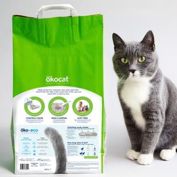 Okocat Dust-Free Unscented Non-Clumping Paper Pellet Cat Litter, 11.7-lb bag slide 2 of 9