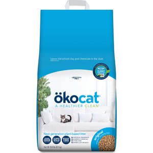 Okocat Original Premium Wood Clumping Cat Litter, 18.8-lb bag