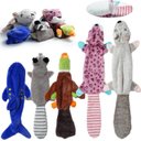 Nocciola Wildlife Series Squeaky Stuffing-Free Dog Plush Toy Variety Pack, 5 count