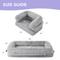 Show in main carousel: Lesure Foldable Human Size Dog Bed, Light Grey, XX-Large slide 6 of 9