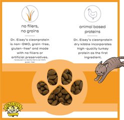 Dr. Elsey's cleanprotein Protein Bites Turkey Crunchy Cat Treats, 6-oz bag slide 2 of 7