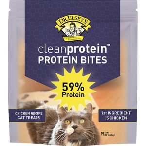 Dr. Elsey's cleanprotein Protein Bites Chicken Crunchy Cat Treats, 12-oz bag