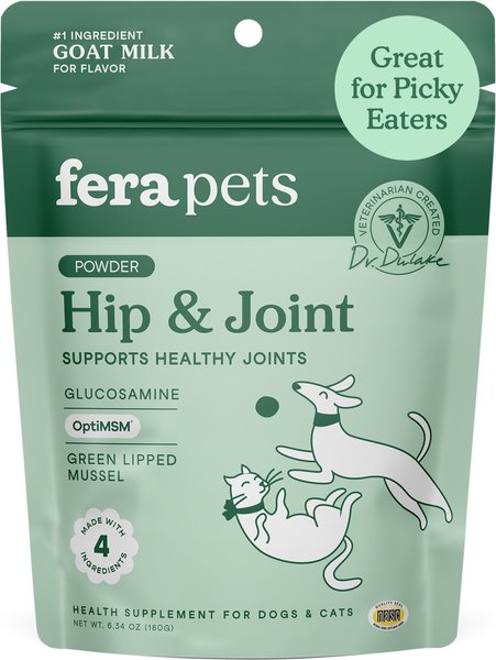 Show full view: Fera Pets Hip & Joint Goat Milk for Dogs & Cats, 6.34-oz pouch slide 1 of 9
