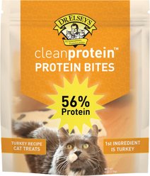 Dr. Elsey's cleanprotein Protein Bites Turkey Crunchy Cat Treats, 6-oz bag