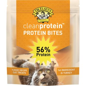 Dr. Elsey's cleanprotein Protein Bites Turkey Crunchy Cat Treats, 6-oz bag