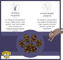 Dr. Elsey's cleanprotein Protein Bites Chicken Crunchy Cat Treats, 6-oz bag slide 2 of 7