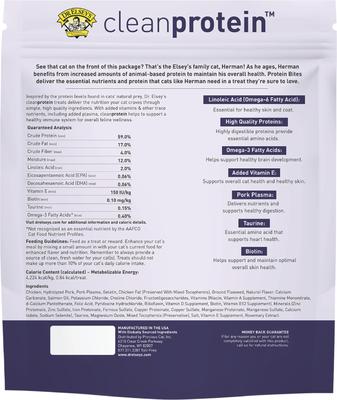 Show full view: Dr. Elsey's cleanprotein Protein Bites Chicken Crunchy Cat Treats, 6-oz bag slide 3 of 9