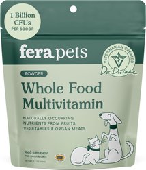 Fera Pets Whole Food Multivitamin Powder Topper for Dogs & Cats, 3.7-oz pouch